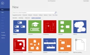 Microsoft Visio Professional 2019 32/64-bit 2 Các mẫu biểu đồ có sẵn trên Microsoft Visio Professional
